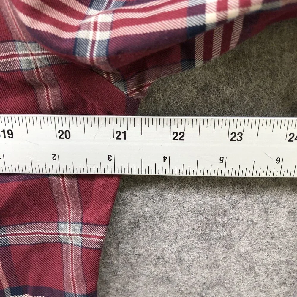 Brooks‎ Brother Regent The Original Polo Shirt Mens M Supima Cotton Red Plaid - Picture 7 of 8